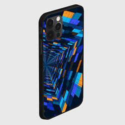 Чехол для iPhone 12 Pro Max Geometric pattern Fashion Vanguard, цвет: 3D-черный — фото 2