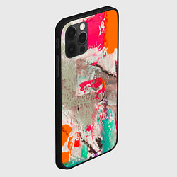 Чехол для iPhone 12 Pro Max Кляксы Моцарта, цвет: 3D-черный — фото 2