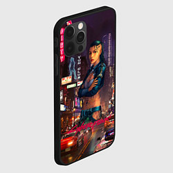 Чехол для iPhone 12 Pro Max Vi Cyberpunk2077, цвет: 3D-черный — фото 2