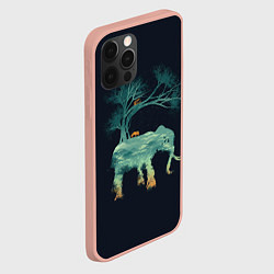 Чехол для iPhone 12 Pro Max Душа природы - Африка, цвет: 3D-светло-розовый — фото 2