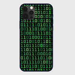 Чехол для iPhone 12 Pro Max Двоичный Код Binary Code, цвет: 3D-черный