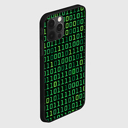 Чехол для iPhone 12 Pro Max Двоичный Код Binary Code, цвет: 3D-черный — фото 2