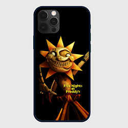 Чехол для iPhone 12 Pro Max Five Nights at Freddys: Security Breach - Солнце D, цвет: 3D-черный