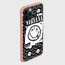 Чехол для iPhone 12 Pro Max NIRVANA символика, цвет: 3D-светло-розовый — фото 2