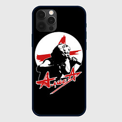 Чехол для iPhone 12 Pro Max Алиса рок группа, цвет: 3D-черный