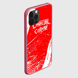 Чехол для iPhone 12 Pro Max Cannibal corpse труп каннибала, цвет: 3D-малиновый — фото 2