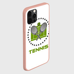 Чехол для iPhone 12 Pro Max TENNIS Теннис, цвет: 3D-светло-розовый — фото 2
