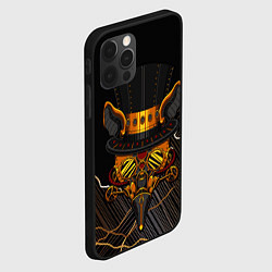 Чехол для iPhone 12 Pro Max Стимпанк Шапочник, цвет: 3D-черный — фото 2