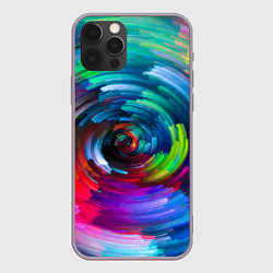 Чехол для iPhone 12 Pro Max Vanguard color pattern 2029, цвет: 3D-серый