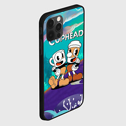 Чехол для iPhone 12 Pro Max Cuphead чашечка кофе, цвет: 3D-черный — фото 2