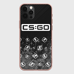 Чехол для iPhone 12 Pro Max CS GO Арт, цвет: 3D-светло-розовый