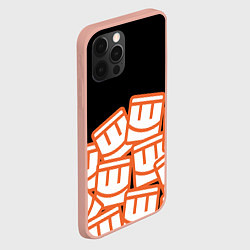 Чехол для iPhone 12 Pro Max Куча смайликов из REC ROOM, цвет: 3D-светло-розовый — фото 2