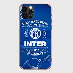 Чехол для iPhone 12 Pro Max Inter FC 1, цвет: 3D-светло-розовый