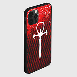 Чехол для iPhone 12 Pro Max The Masquerade Bloodhunt Emblem, цвет: 3D-черный — фото 2