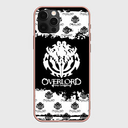 Чехол для iPhone 12 Pro Max Overlord паттерн, цвет: 3D-светло-розовый