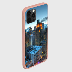 Чехол для iPhone 12 Pro Max Городские будни, цвет: 3D-светло-розовый — фото 2