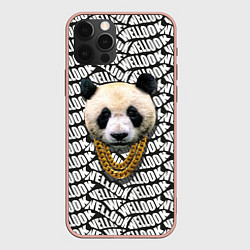 Чехол для iPhone 12 Pro Max Panda Look, цвет: 3D-светло-розовый