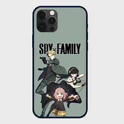 Чехол для iPhone 12 Pro Max Spy x Family Семья шпиона, цвет: 3D-черный