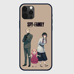 Чехол для iPhone 12 Pro Max Spy x Family Семья шпиона, цвет: 3D-черный