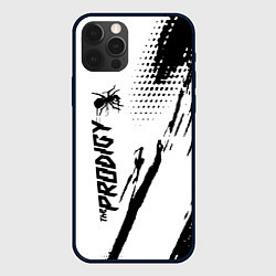 Чехол для iPhone 12 Pro Max The prodigy - логотип, цвет: 3D-черный