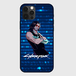 Чехол для iPhone 12 Pro Max Johnny Джонни Cyberpunk2077, цвет: 3D-черный