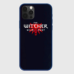 Чехол для iPhone 12 Pro Max THE WITCHER MONSTER SLAYER ВОЛК, цвет: 3D-тёмно-синий