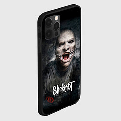 Чехол для iPhone 12 Pro Max Slipknot - The Gray Chapter - Corey Taylor, цвет: 3D-черный — фото 2