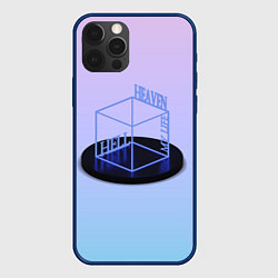 Чехол для iPhone 12 Pro Max Куб жизни, цвет: 3D-тёмно-синий