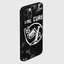 Чехол для iPhone 12 Pro Max The Cure КОТ Камуфляж, цвет: 3D-черный — фото 2