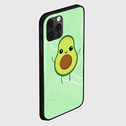 Чехол для iPhone 12 Pro Max Авокадо avocado, цвет: 3D-черный — фото 2