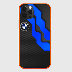 Чехол для iPhone 12 Pro Max BMW - ТЕХНО БРОНЯ, цвет: 3D-красный