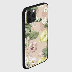 Чехол для iPhone 12 Pro Max Цветы Свадебный Букет, цвет: 3D-черный — фото 2