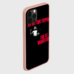 Чехол для iPhone 12 Pro Max Live at Woodstock - Red Hot Chili Peppers, цвет: 3D-светло-розовый — фото 2