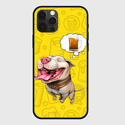 Чехол для iPhone 12 Pro Max BeerBull, цвет: 3D-черный