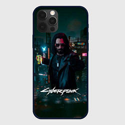 Чехол для iPhone 12 Pro Max Johnny Cyberpunk2077, цвет: 3D-черный