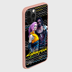 Чехол для iPhone 12 Pro Max Johnny и Vi Girl, цвет: 3D-светло-розовый — фото 2