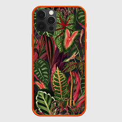 Чехол для iPhone 12 Pro Max Красные Тропики, цвет: 3D-красный