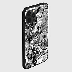 Чехол для iPhone 12 Pro Max Bloodborne comix, цвет: 3D-черный — фото 2