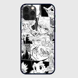 Чехол для iPhone 12 Pro Max Hunter x Hunter pattern, цвет: 3D-черный