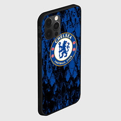 Чехол для iPhone 12 Pro Max CHELSEA F ЧЕЛСИ LOGO, цвет: 3D-черный — фото 2