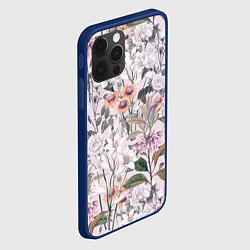 Чехол для iPhone 12 Pro Max Цветы Эхинацеи, цвет: 3D-тёмно-синий — фото 2