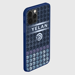 Чехол для iPhone 12 Pro Max Е Лань Yelan Elements Genshin Impact, цвет: 3D-тёмно-синий — фото 2