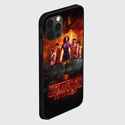 Чехол для iPhone 12 Pro Max ОЧЕНЬ СТРАННЫЕ ДЕЛА STRANGER THINGS, цвет: 3D-черный — фото 2