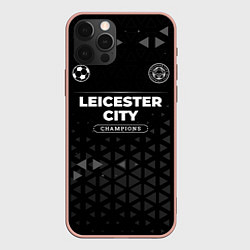 Чехол для iPhone 12 Pro Max Leicester City Champions Uniform, цвет: 3D-светло-розовый