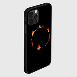 Чехол для iPhone 12 Pro Max Знак тьмы из Dark Souls, цвет: 3D-черный — фото 2