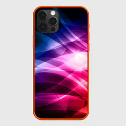 Чехол для iPhone 12 Pro Max Красочная абстрактная композиция Colorful abstract, цвет: 3D-красный