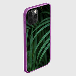 Чехол для iPhone 12 Pro Max Камуфляж-тропики, цвет: 3D-сиреневый — фото 2
