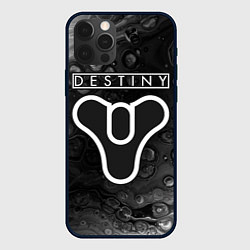 Чехол для iPhone 12 Pro Max DESTINY 2 Разводы, цвет: 3D-черный