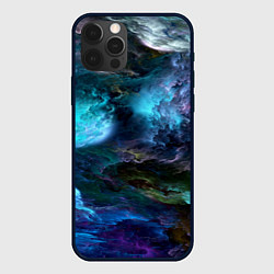 Чехол для iPhone 12 Pro Max Неоновые облака neon clouds, цвет: 3D-черный