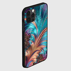 Чехол для iPhone 12 Pro Max Floral composition Цветочная композиция, цвет: 3D-черный — фото 2